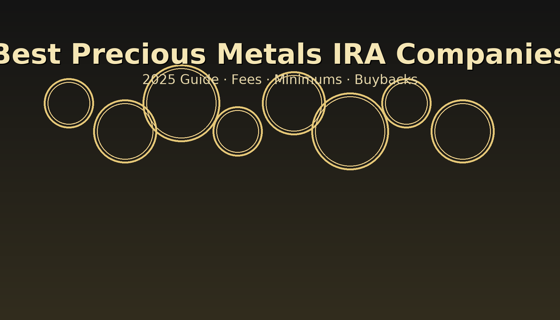 Best Precious Metals IRA Companies - 2025 Guide